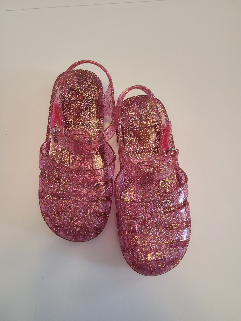 OshKosh B'gosh Toddler/Girls Glitter Jelly Sandals - Size 10